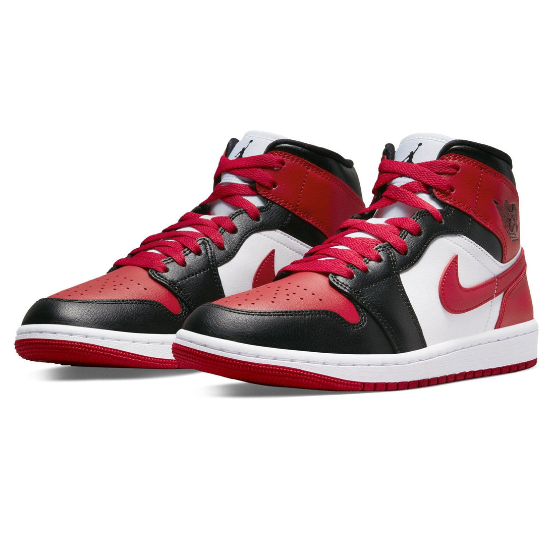 Air Jordan 1 Mid Wmns 'Alternate Bred Toe'- Streetwear Fashion - helmiss.com