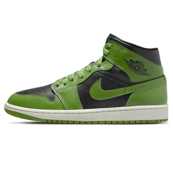 Air Jordan 1 Mid Wmns 'Altitude Green'- Streetwear Fashion - helmiss.com