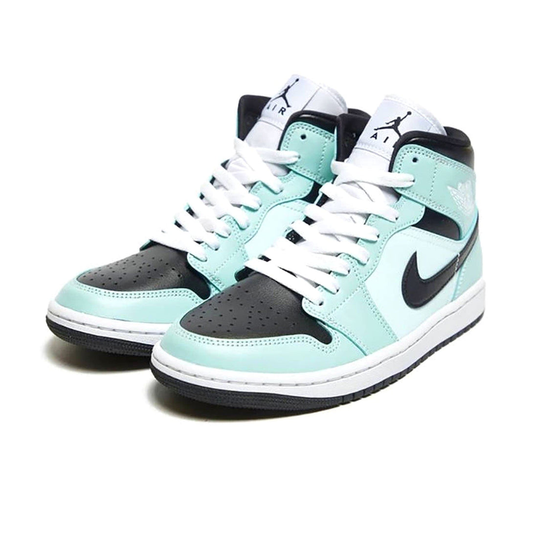 Air Jordan 1 Mid Wmns 'Aqua Blue Tint'- Streetwear Fashion - helmiss.com