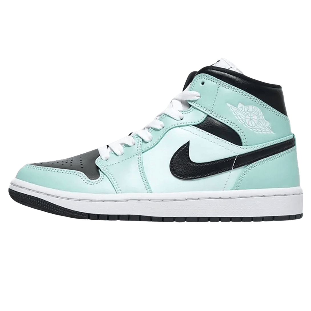 Air Jordan 1 Mid Wmns 'Aqua Blue Tint'- Streetwear Fashion - helmiss.com