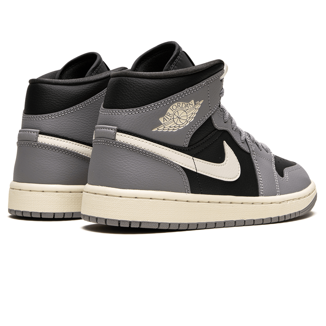 Air Jordan 1 Mid Wmns 'Cement Grey'- Streetwear Fashion - helmiss.com