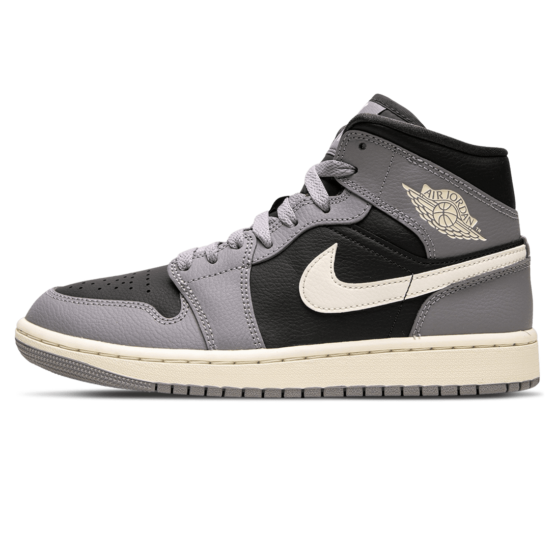 Air Jordan 1 Mid Wmns 'Cement Grey'- Streetwear Fashion - helmiss.com