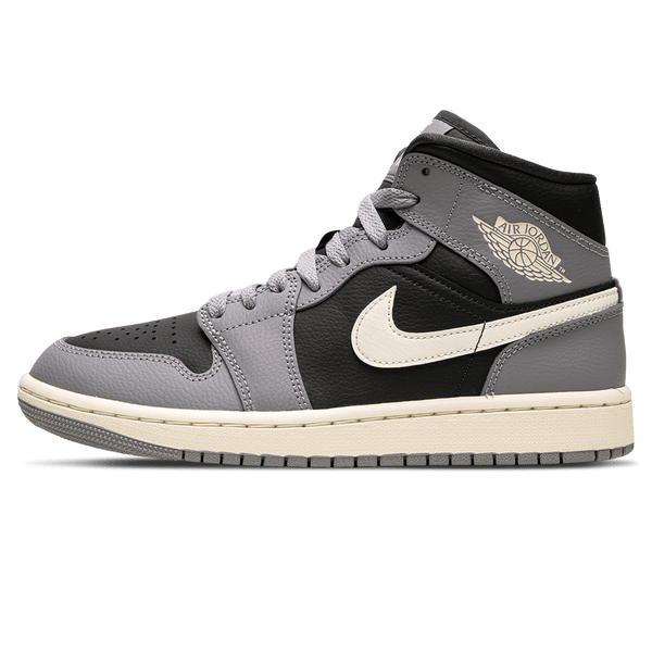 Air Jordan 1 Mid Wmns 'Cement Grey'- Streetwear Fashion - helmiss.com