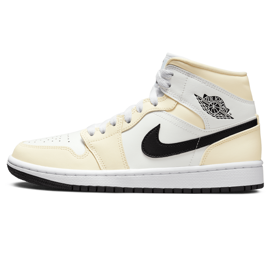 Air Jordan 1 Mid Wmns 'Coconut Milk'- Streetwear Fashion - helmiss.com