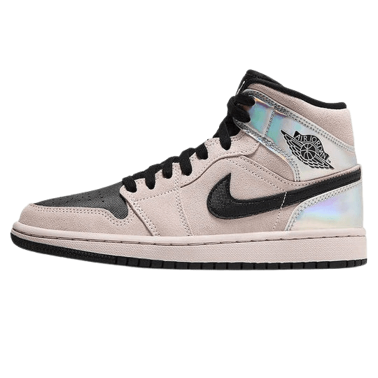 Air Jordan 1 Mid Wmns 'Iridescent'- Streetwear Fashion - helmiss.com