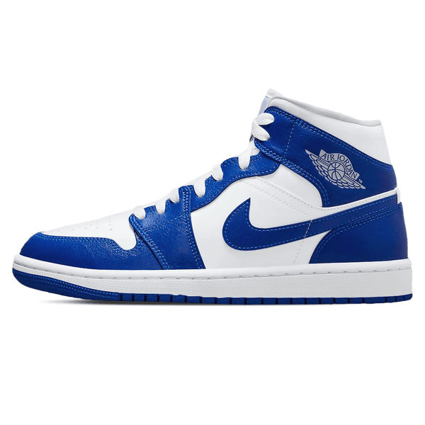 Air Jordan 1 Mid Wmns 'Kentucky Blue'- Streetwear Fashion - helmiss.com