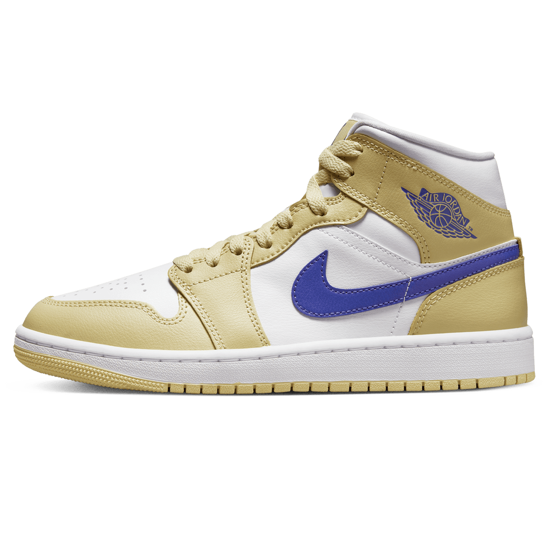 Air Jordan 1 Mid Wmns 'Lemon Wash'- Streetwear Fashion - helmiss.com