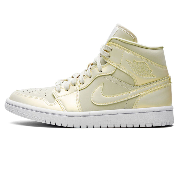 Air Jordan 1 Mid Wmns 'Lemon Yellow'- Streetwear Fashion - helmiss.com