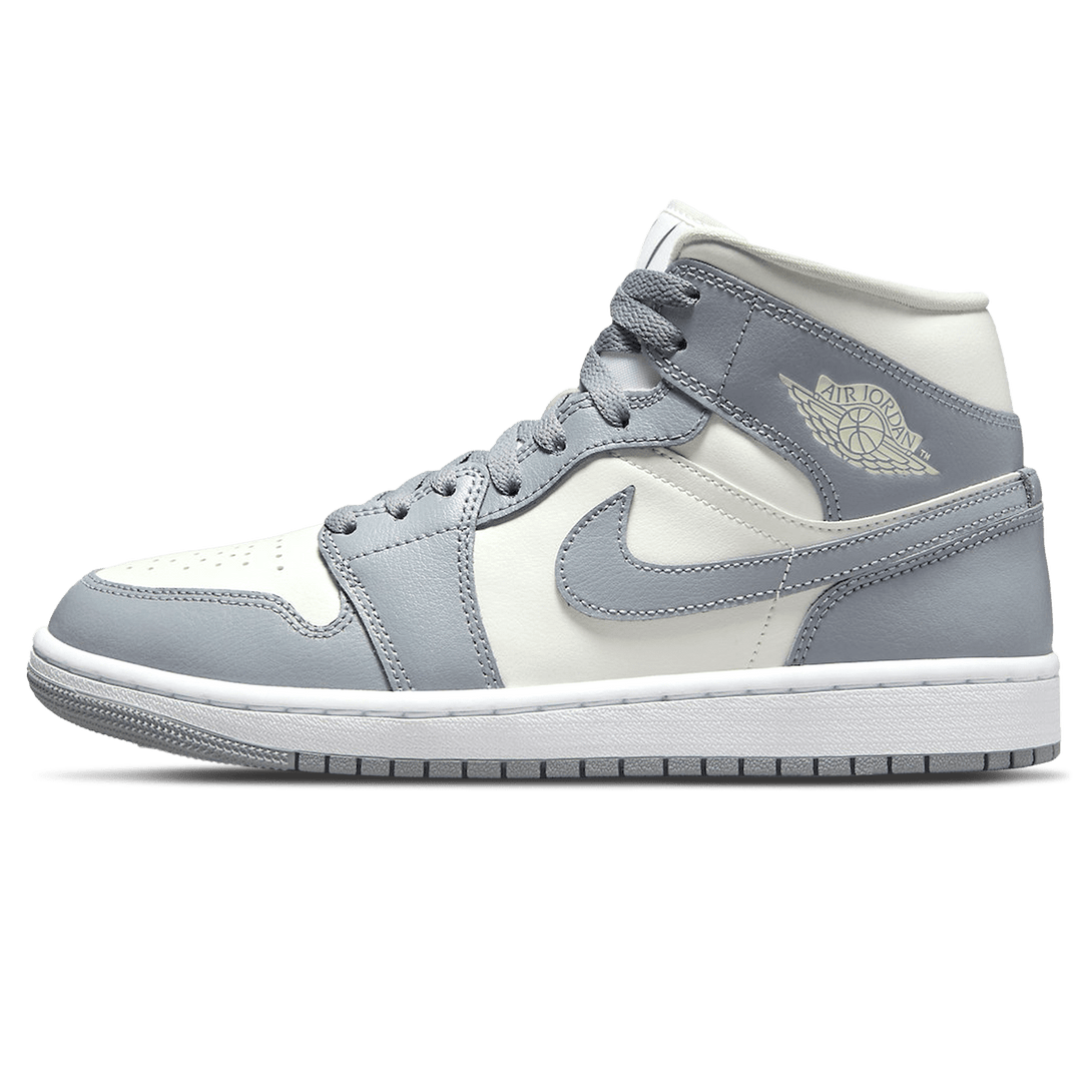 Air Jordan 1 Mid Wmns 'Stealth'- Streetwear Fashion - helmiss.com