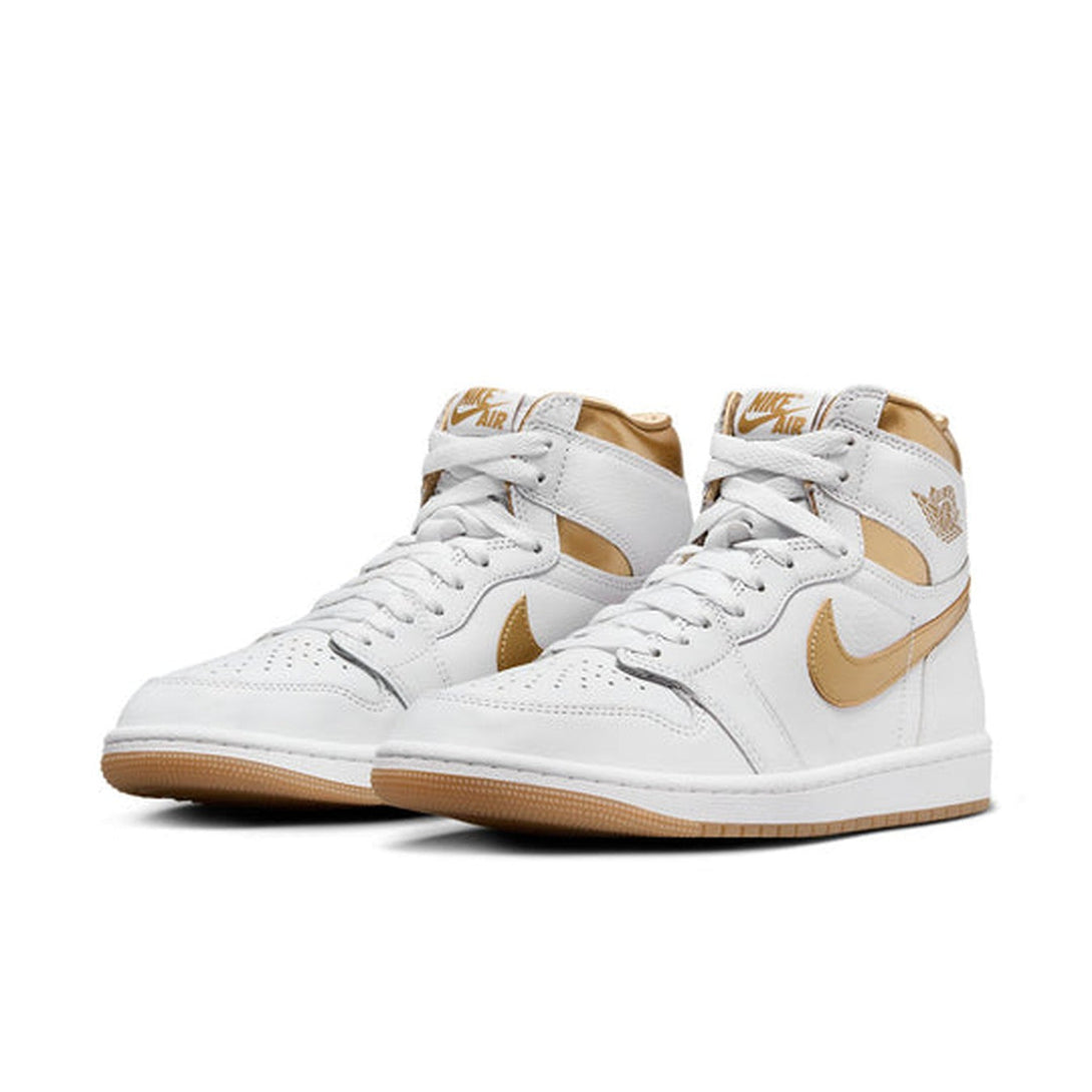 Air Jordan 1 OG 'White Metallic Gold' Wmns- Streetwear Fashion - helmiss.com