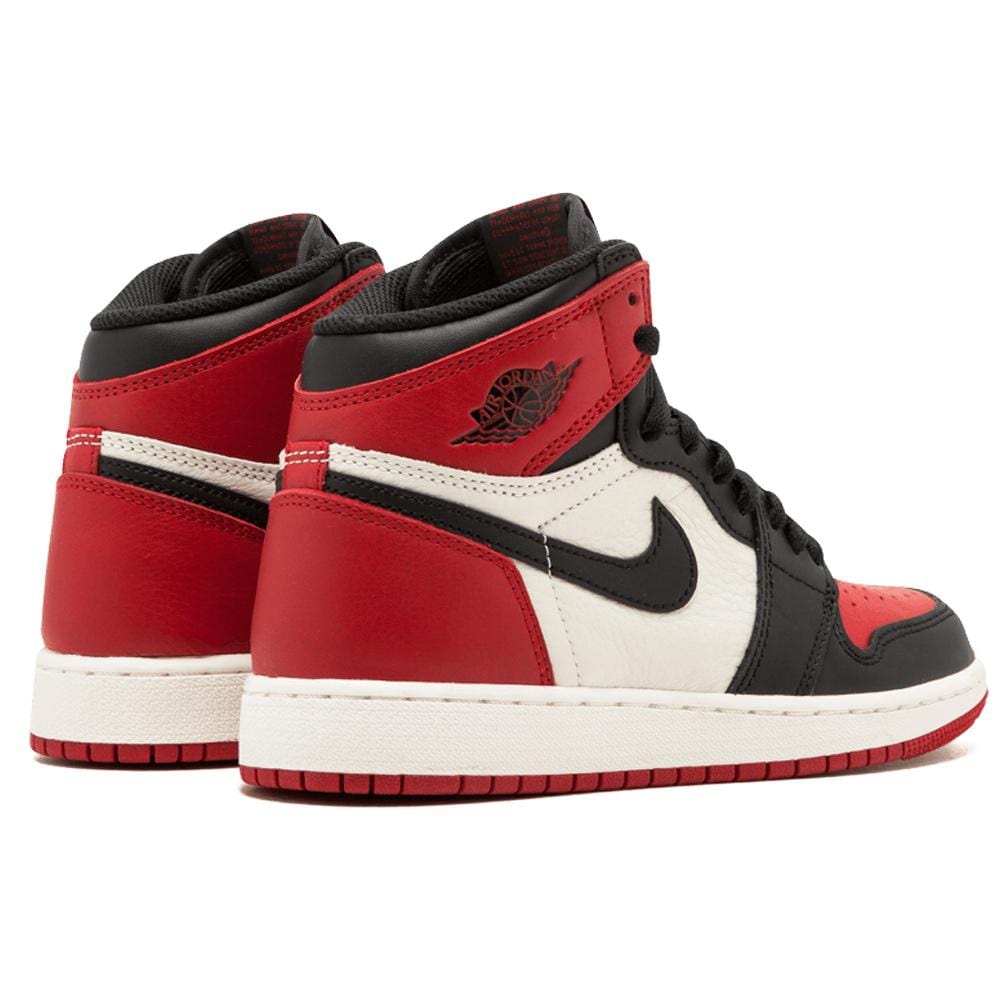 Air Jordan 1 Retro High OG GS "Bred Toe"- Streetwear Fashion - helmiss.com