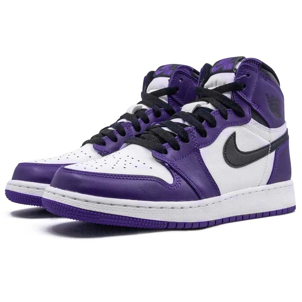 Air Jordan 1 Retro High OG GS 'Court Purple 2.0'- Streetwear Fashion - helmiss.com