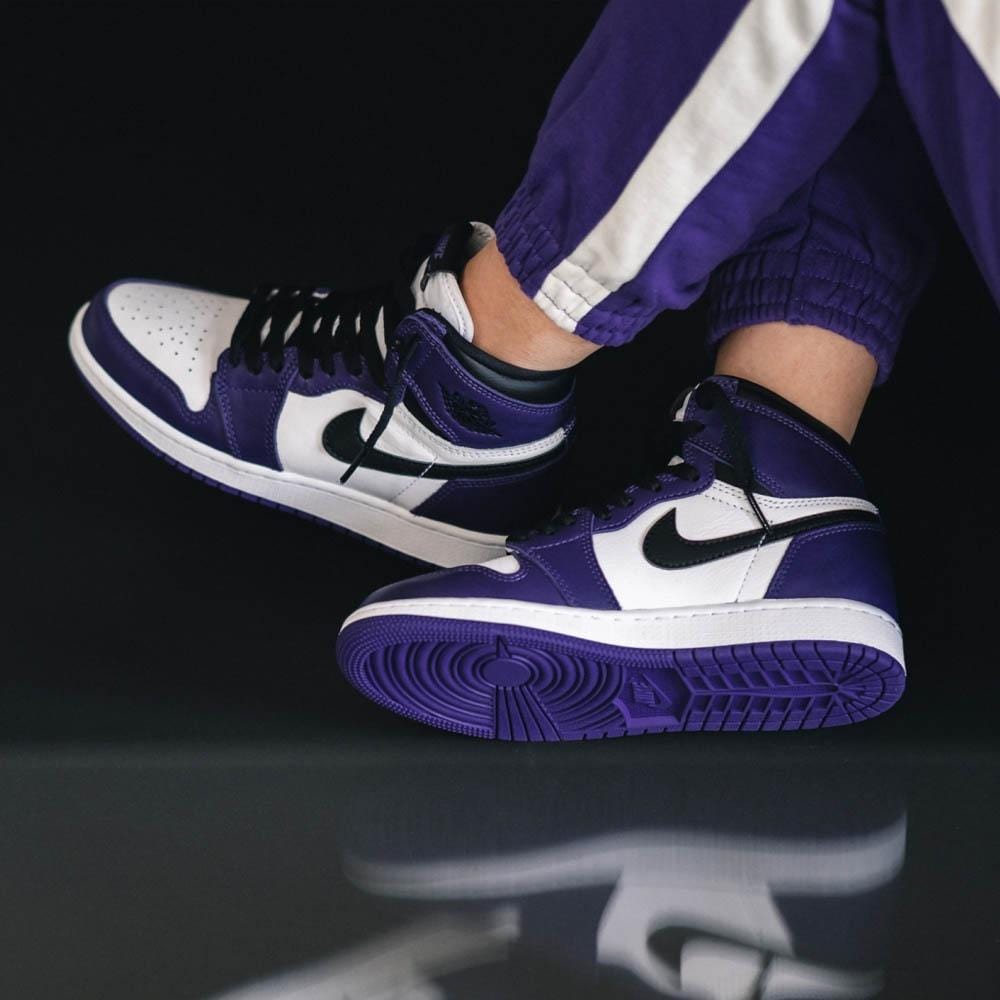 Air Jordan 1 Retro High OG GS 'Court Purple 2.0'- Streetwear Fashion - helmiss.com