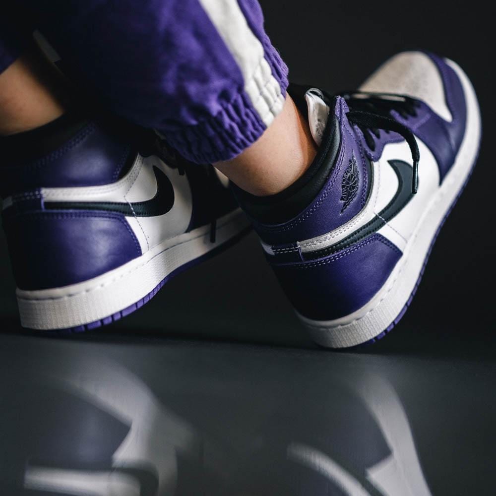 Air Jordan 1 Retro High OG GS 'Court Purple 2.0'- Streetwear Fashion - helmiss.com