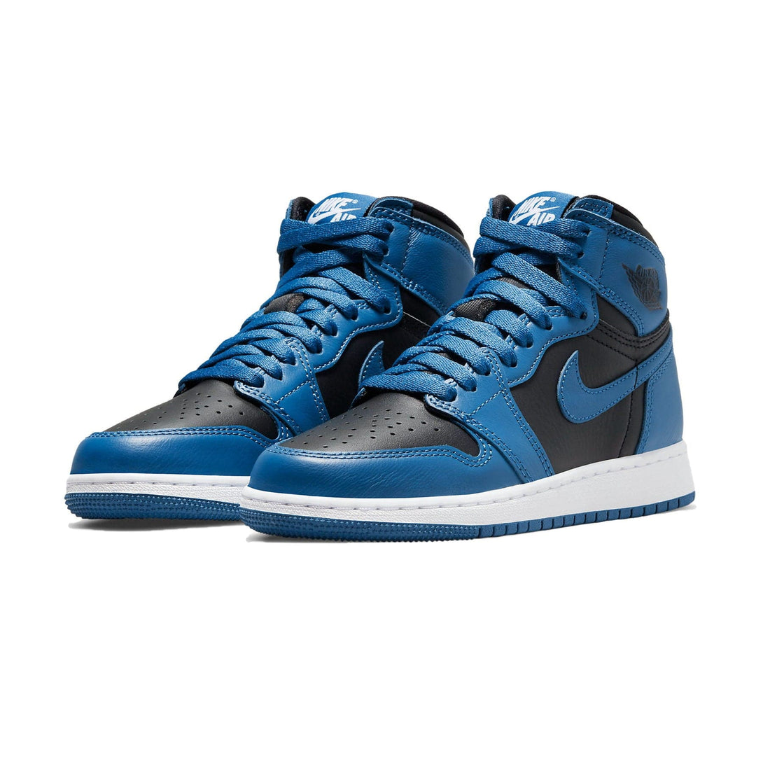 Air Jordan 1 Retro High OG GS 'Dark Marina Blue'- Streetwear Fashion - helmiss.com