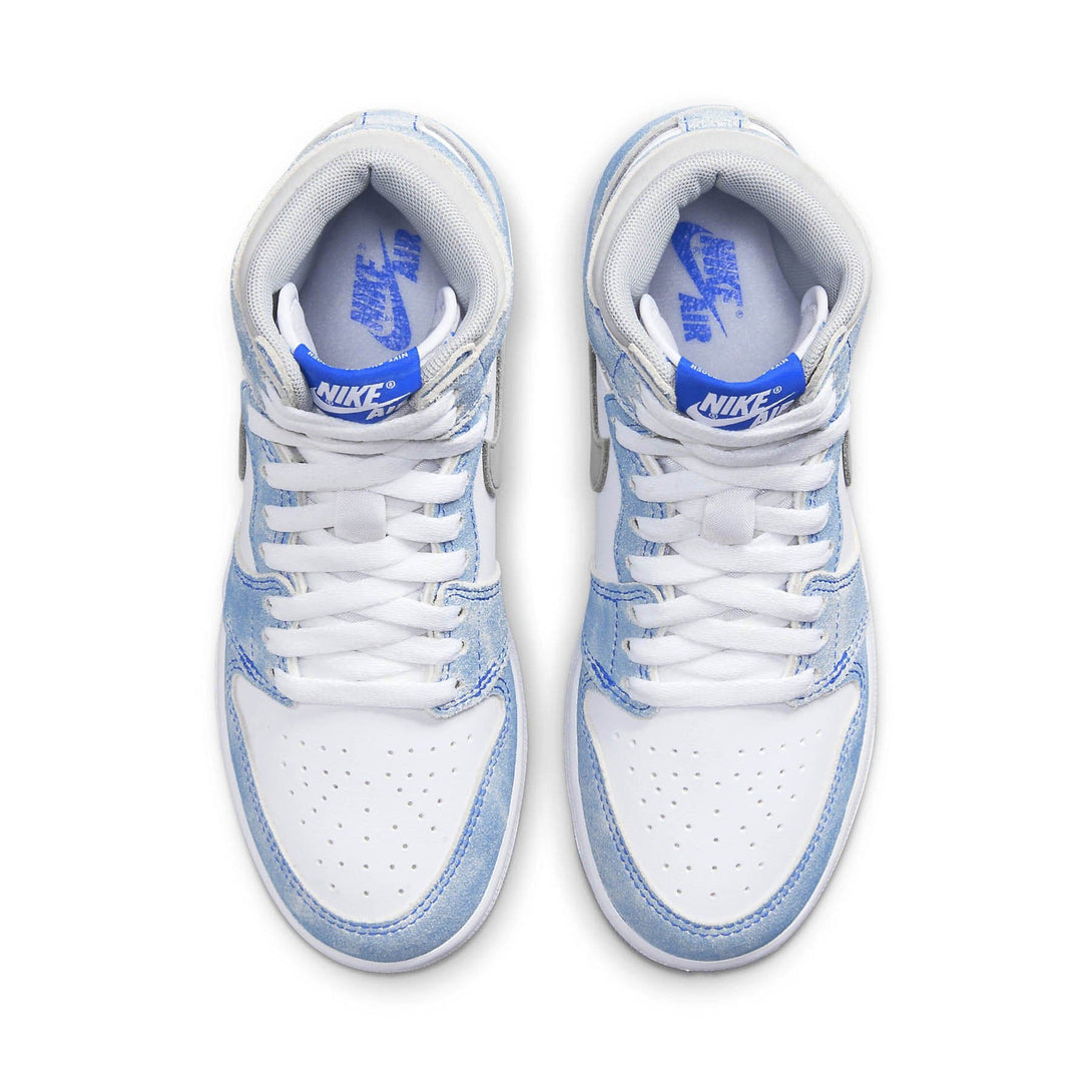 Air Jordan 1 Retro High OG GS 'Hyper Royal'- Streetwear Fashion - helmiss.com