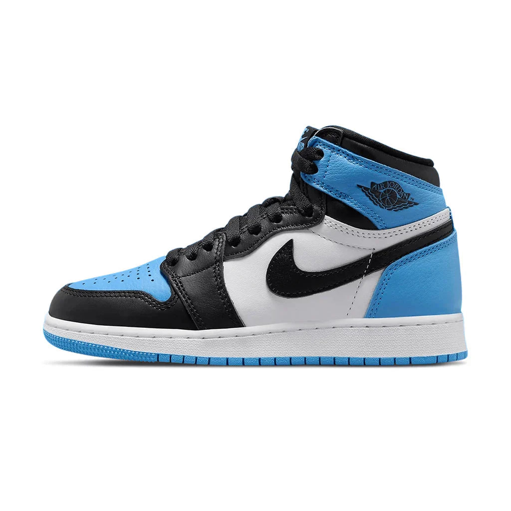 Air Jordan 1 Retro High OG GS 'UNC Toe'- Streetwear Fashion - helmiss.com