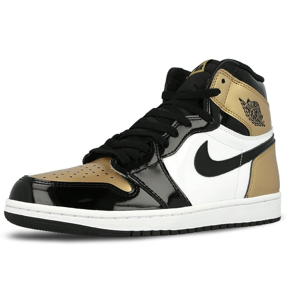 Air Jordan 1 Retro High OG NRG Gold Toe- Streetwear Fashion - helmiss.com