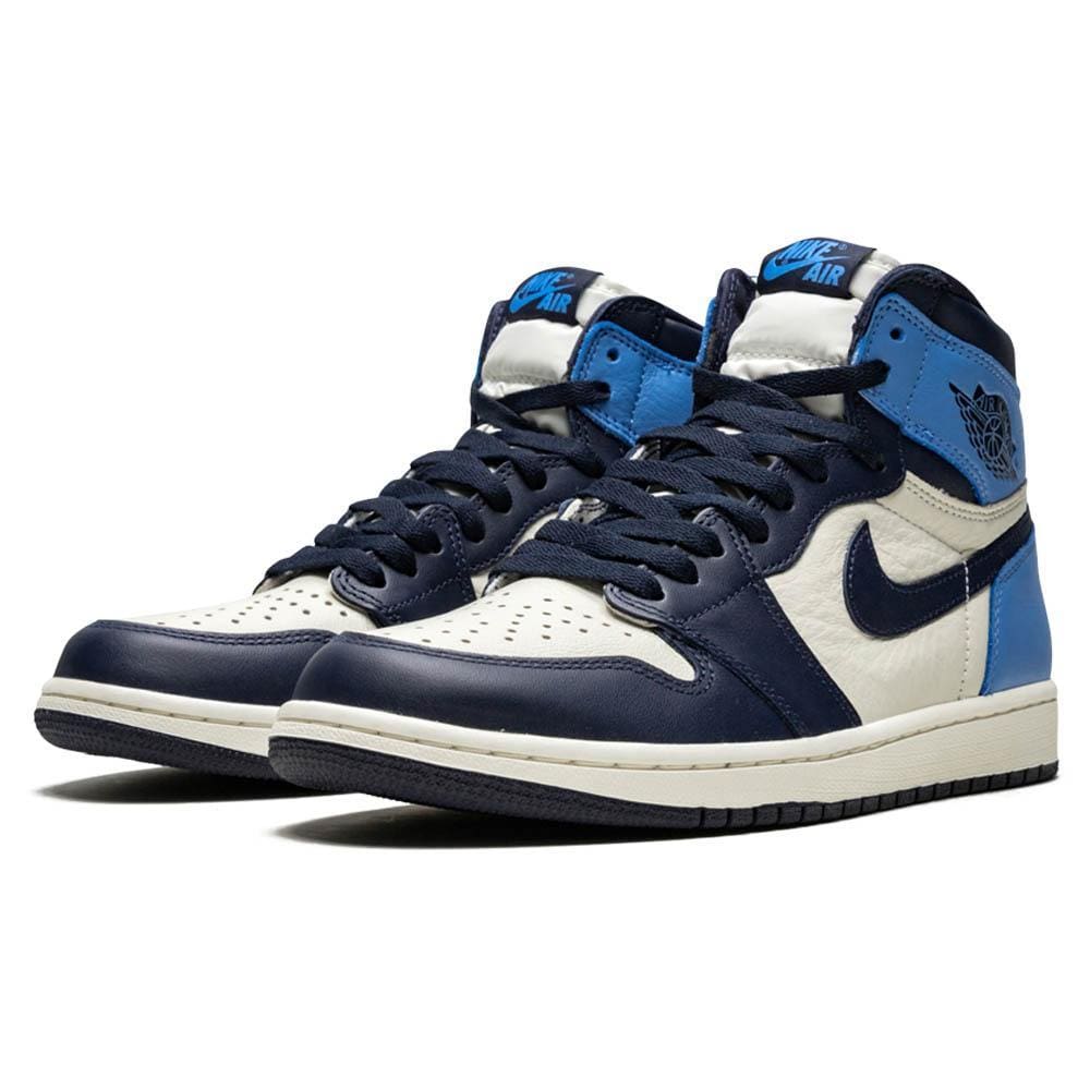 Air Jordan 1 Retro High OG 'Obsidian' UNC- Streetwear Fashion - helmiss.com