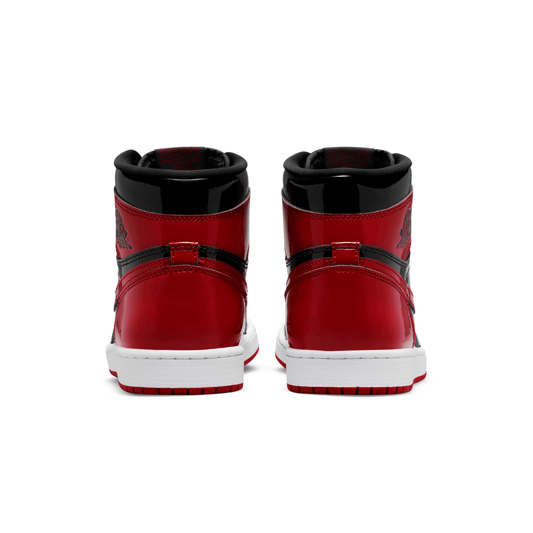 Air Jordan 1 Retro High OG 'Patent Bred'- Streetwear Fashion - helmiss.com