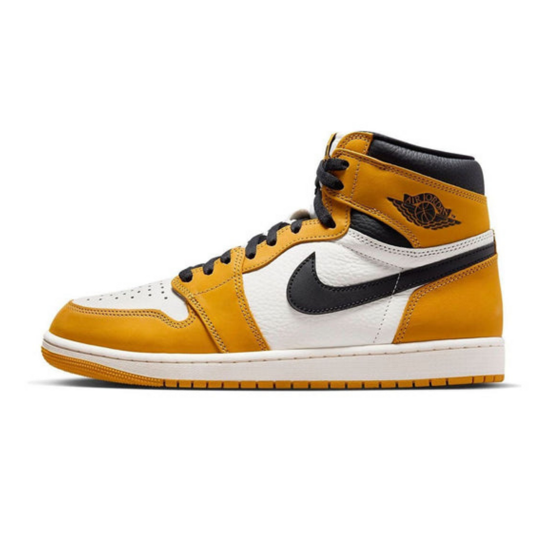 Air Jordan 1 Retro High OG 'Yellow Ochre'- Streetwear Fashion - helmiss.com