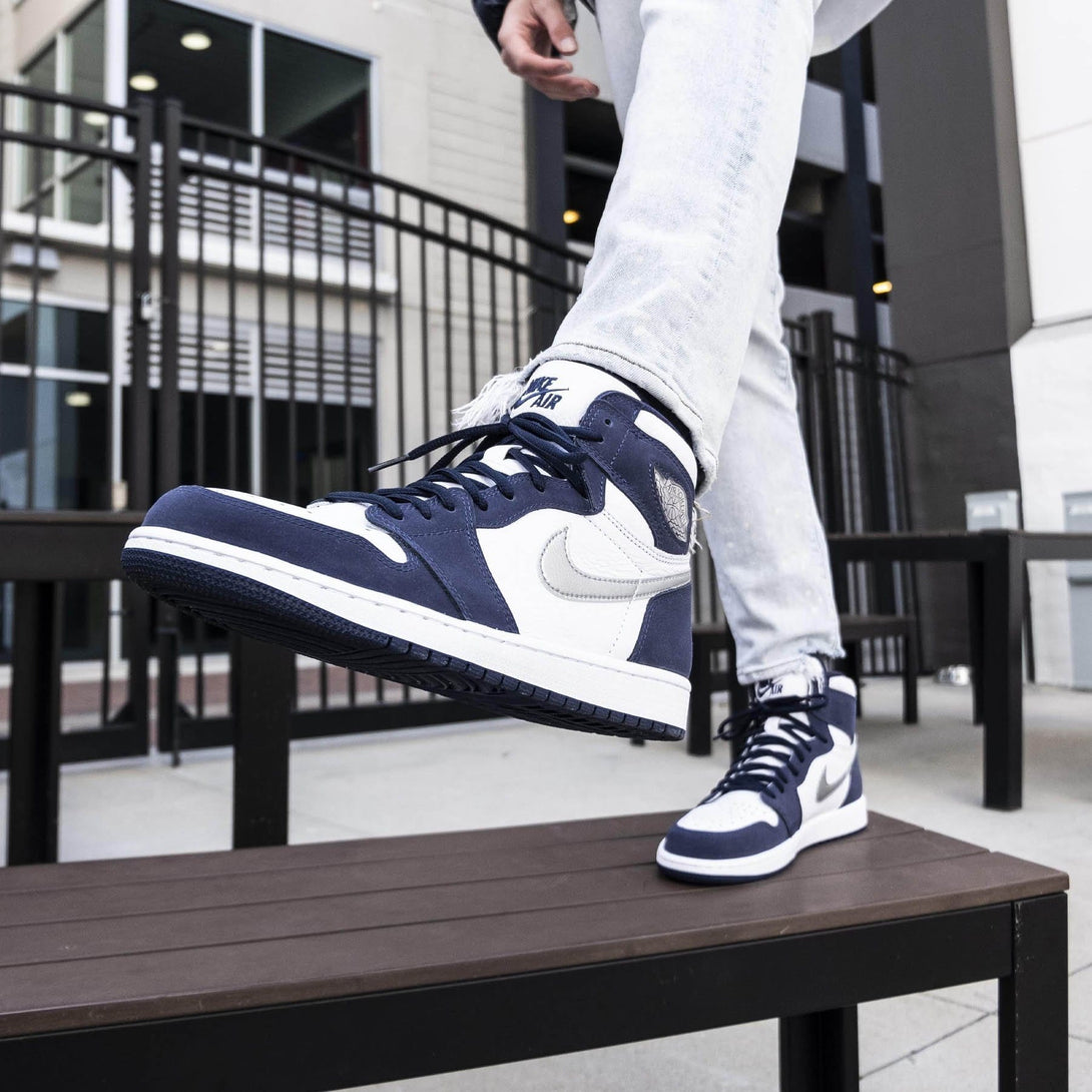 Air Jordan 1 Retro High co.JP 'Midnight Navy' 2020- Streetwear Fashion - helmiss.com