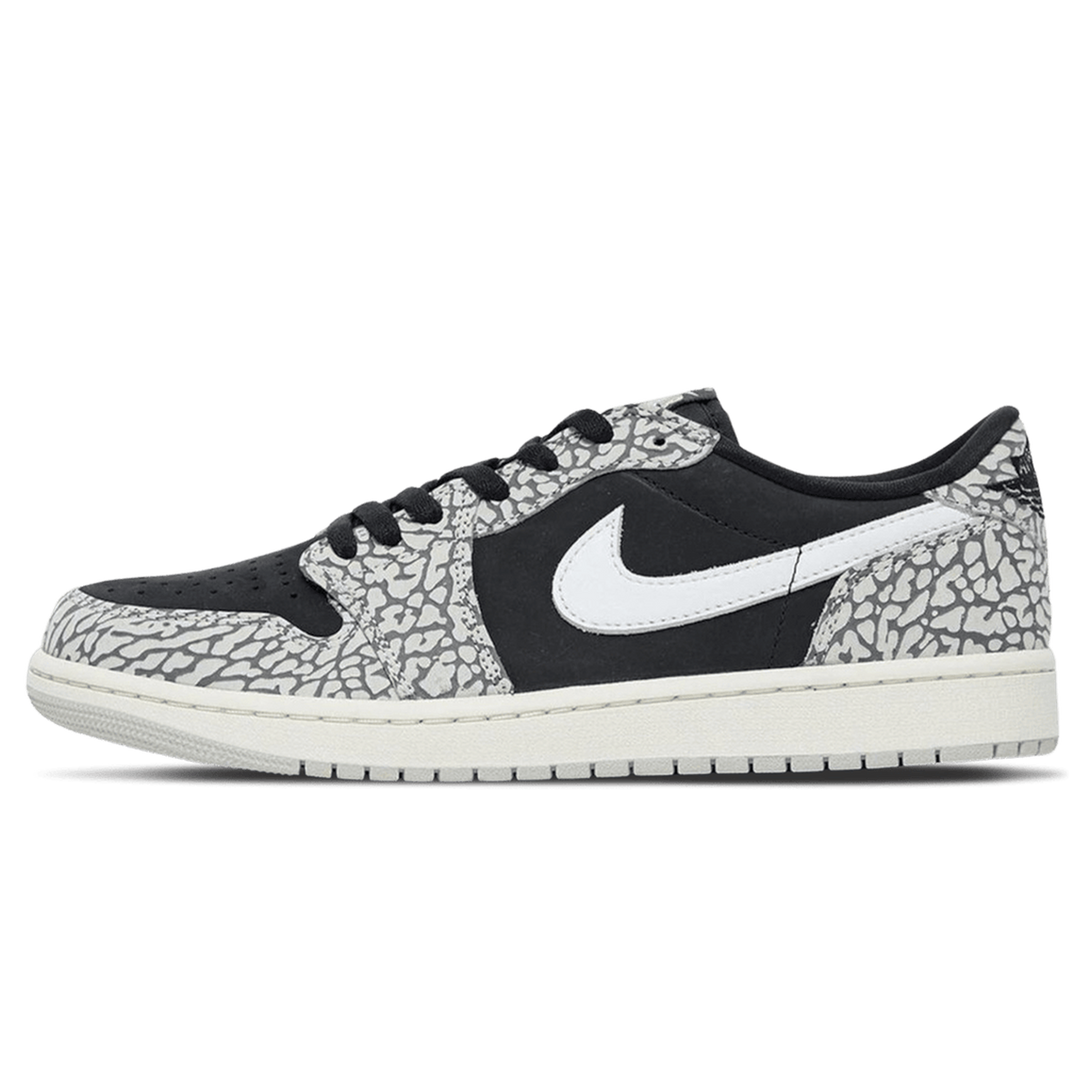 Air Jordan 1 Retro Low OG 'Black Cement'- Streetwear Fashion - helmiss.com