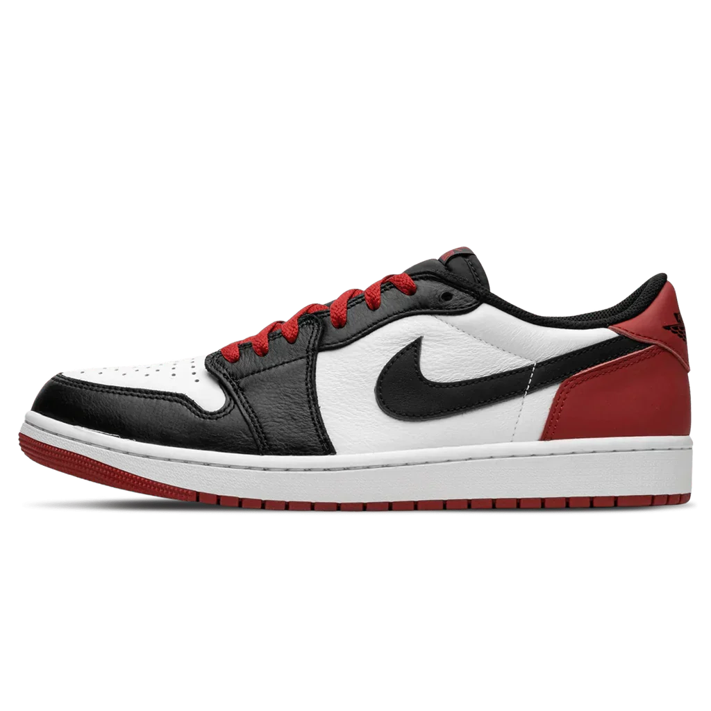 Air Jordan 1 Retro Low OG 'Black Toe'- Streetwear Fashion - helmiss.com