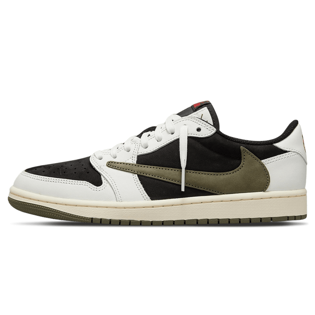 Air Jordan 1 Retro Low OG x Travis Scott Wmns 'Olive'- Streetwear Fashion - helmiss.com