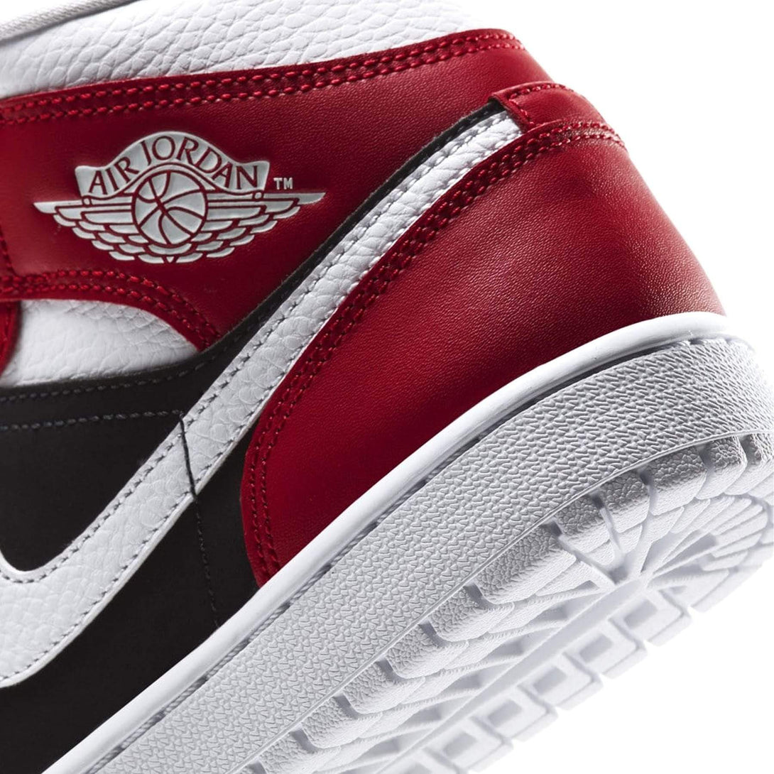 Air Jordan 1 Wmns Mid 'Gym Red Black'- Streetwear Fashion - helmiss.com