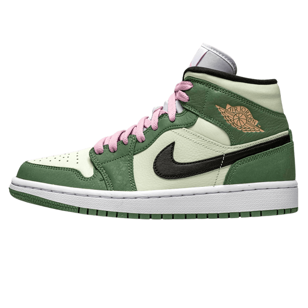 Air Jordan 1 Wmns Mid SE 'Dutch Green'- Streetwear Fashion - helmiss.com