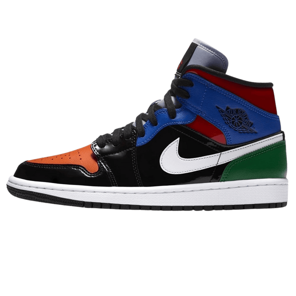 Air Jordan 1 Wmns Mid SE 'Multi Patent'- Streetwear Fashion - helmiss.com