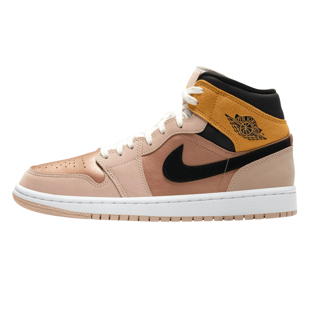 Air Jordan 1 Wmns Mid SE 'Particle Beige'- Streetwear Fashion - helmiss.com