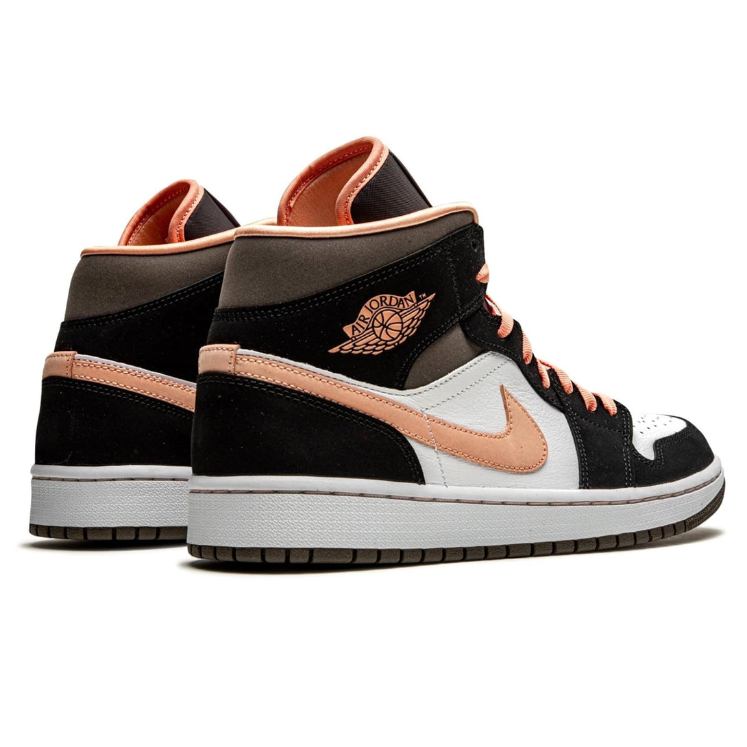 Air Jordan 1 Wmns Mid SE 'Peach Mocha'- Streetwear Fashion - helmiss.com