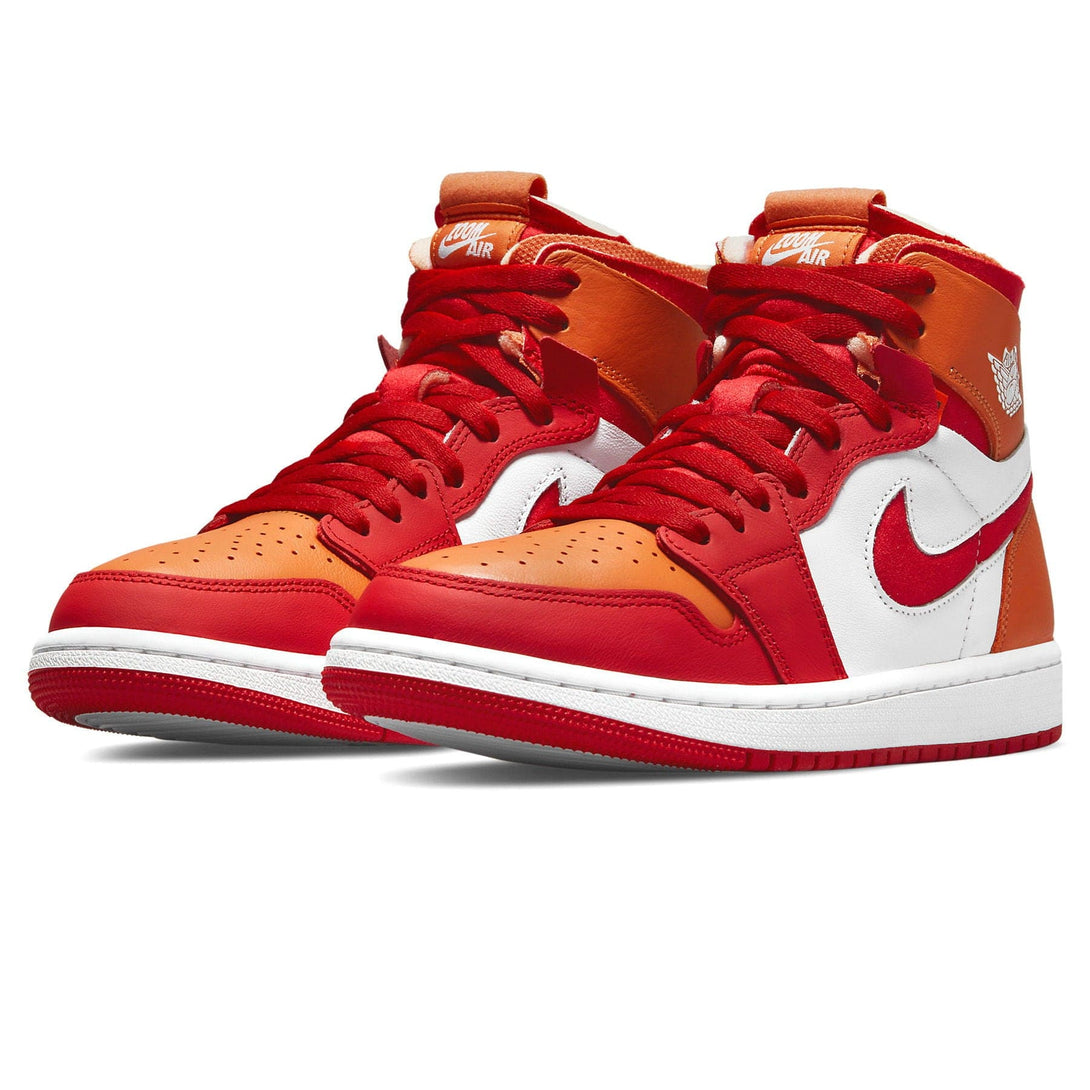 Air Jordan 1 Zoom Air Comfort Wmns 'Fire Red Hot Curry'- Streetwear Fashion - helmiss.com