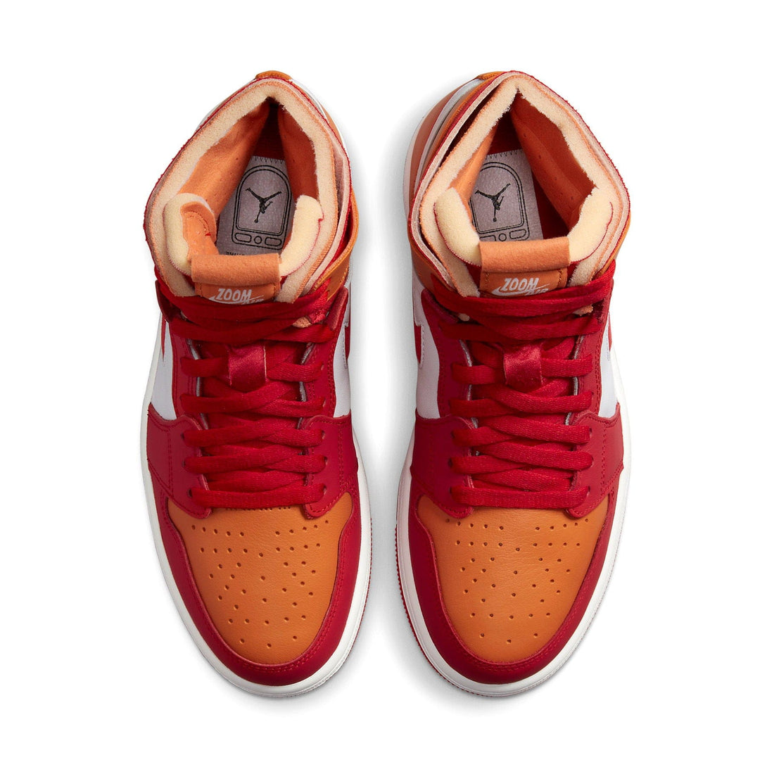 Air Jordan 1 Zoom Air Comfort Wmns 'Fire Red Hot Curry'- Streetwear Fashion - helmiss.com