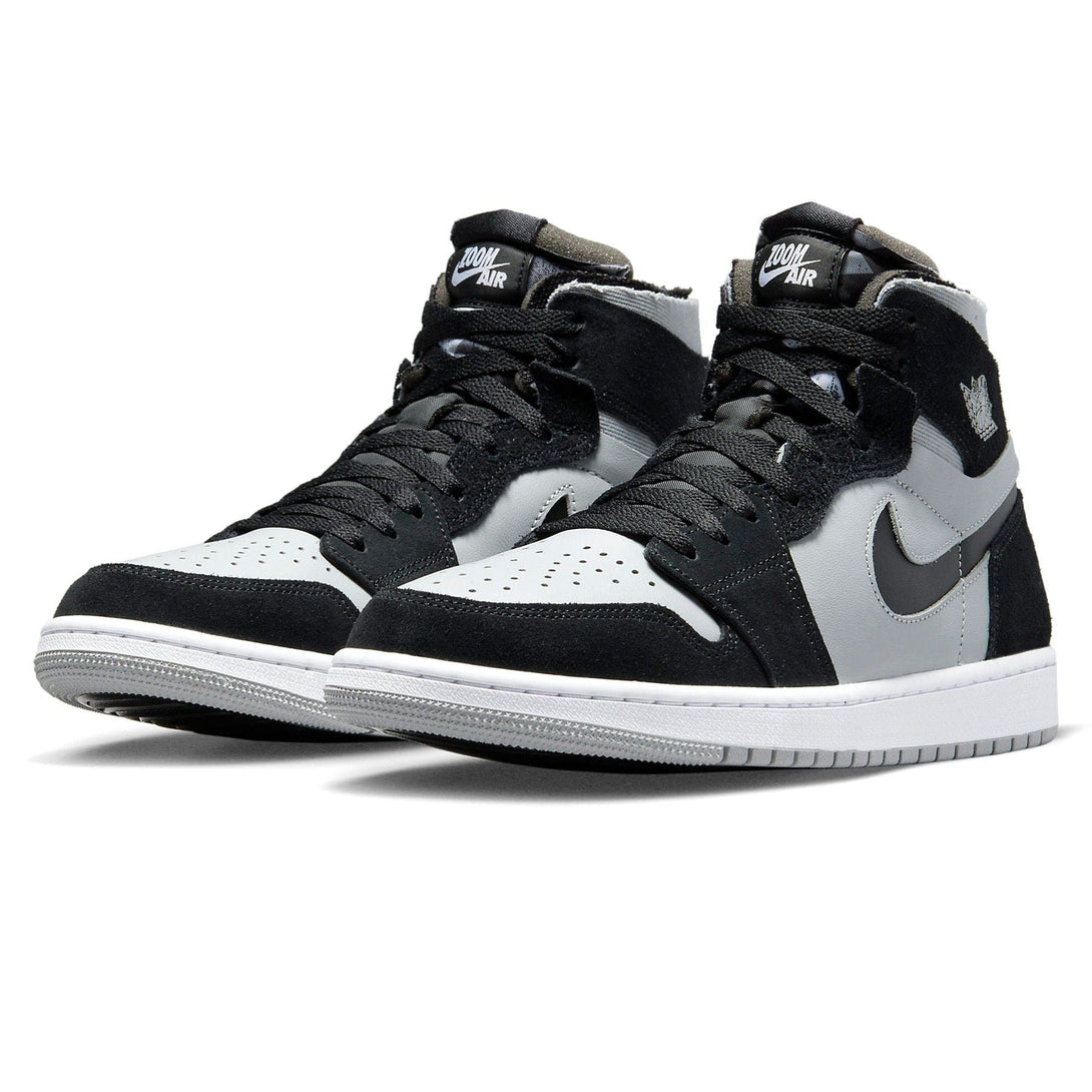 Air Jordan 1 Zoom CMFT 'Black Light Smoke Grey'- Streetwear Fashion - helmiss.com