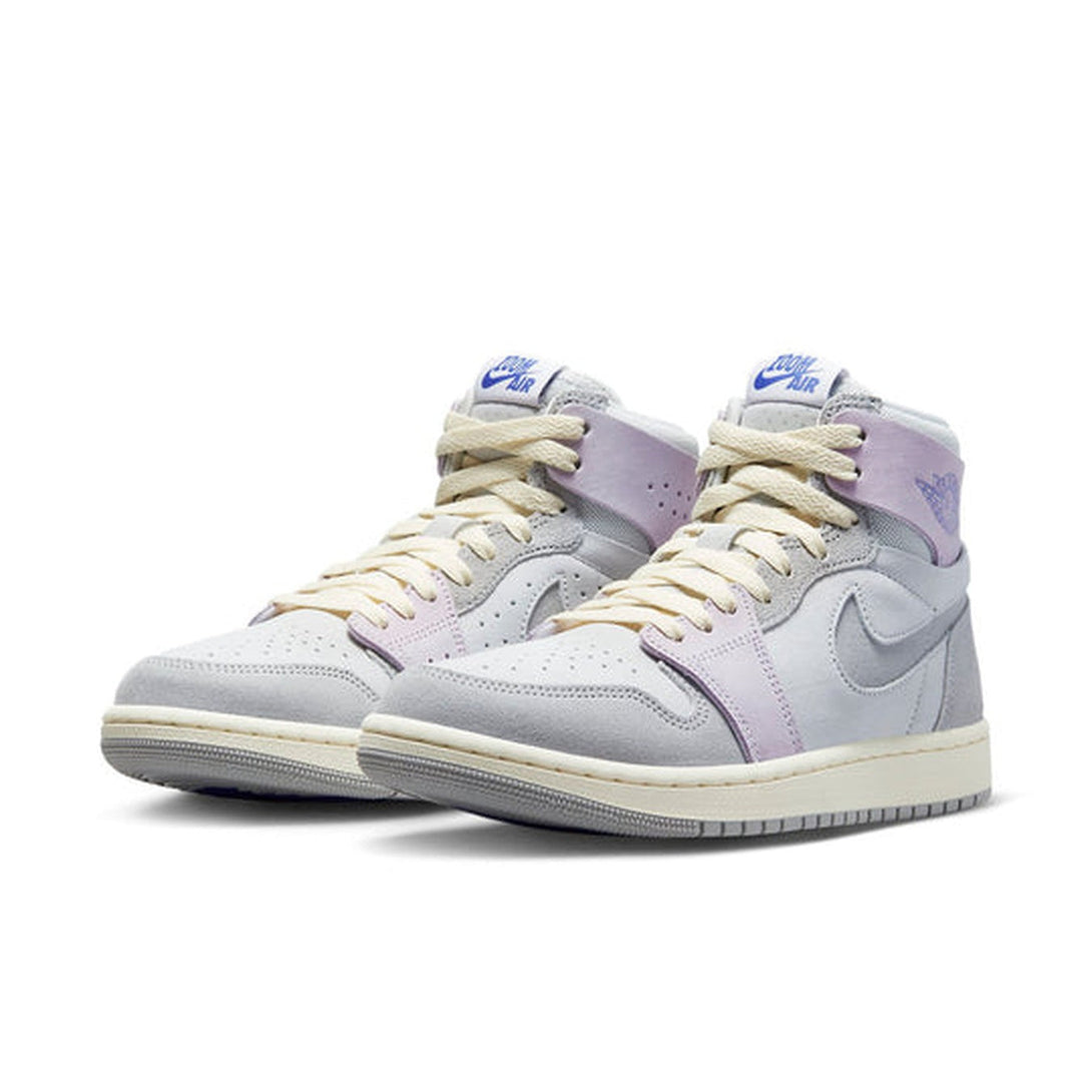 Air Jordan 1 Zoom CMFT 'Grey Purple' Wmns- Streetwear Fashion - helmiss.com