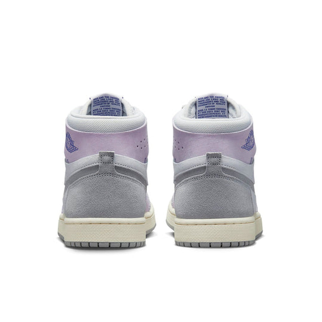 Air Jordan 1 Zoom CMFT 'Grey Purple' Wmns- Streetwear Fashion - helmiss.com