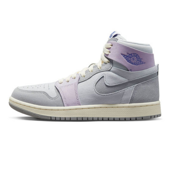 Air Jordan 1 Zoom CMFT 'Grey Purple' Wmns- Streetwear Fashion - helmiss.com