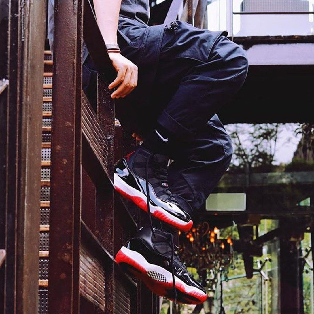 Air Jordan 11 Retro 'Bred' 2019- Streetwear Fashion - helmiss.com