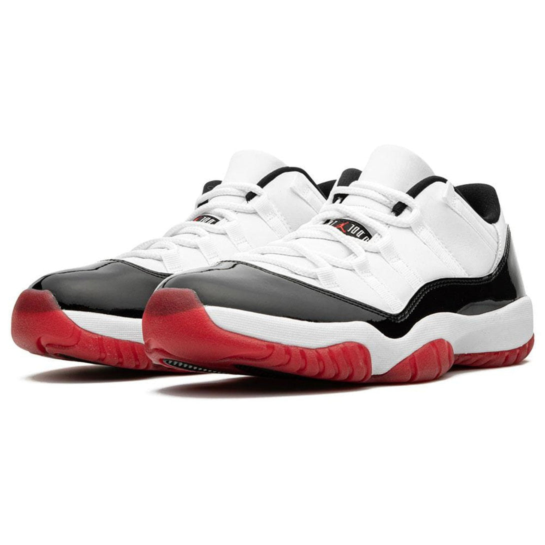 Air Jordan 11 Retro Low 'Concord-Bred'- Streetwear Fashion - helmiss.com