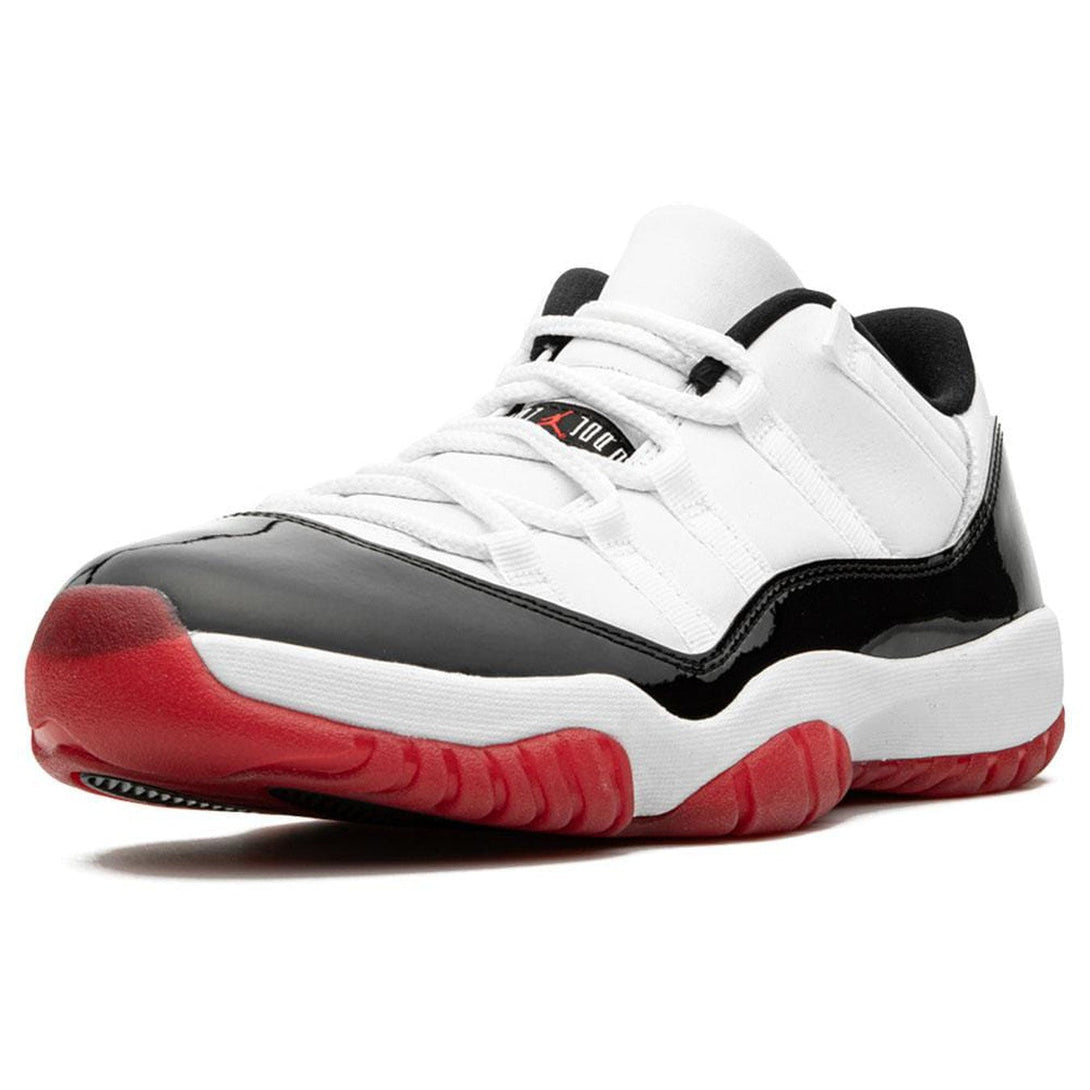 Air Jordan 11 Retro Low 'Concord-Bred'- Streetwear Fashion - helmiss.com