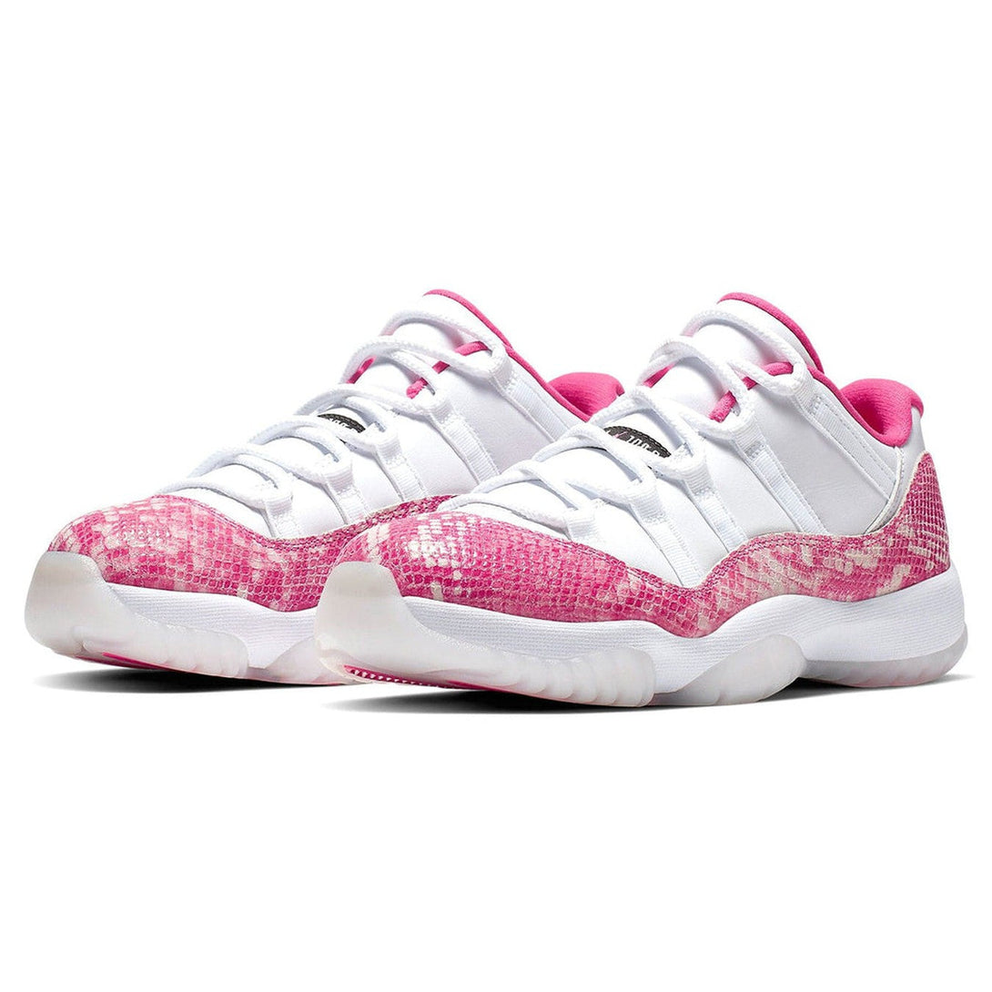 Air Jordan 11 Retro Low Wmns 'Pink Snakeskin'- Streetwear Fashion - helmiss.com