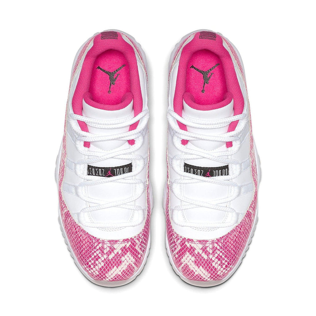 Air Jordan 11 Retro Low Wmns 'Pink Snakeskin'- Streetwear Fashion - helmiss.com