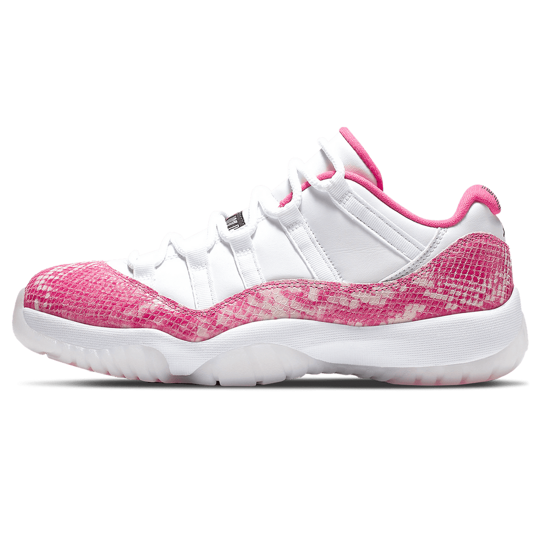 Air Jordan 11 Retro Low Wmns 'Pink Snakeskin'- Streetwear Fashion - helmiss.com