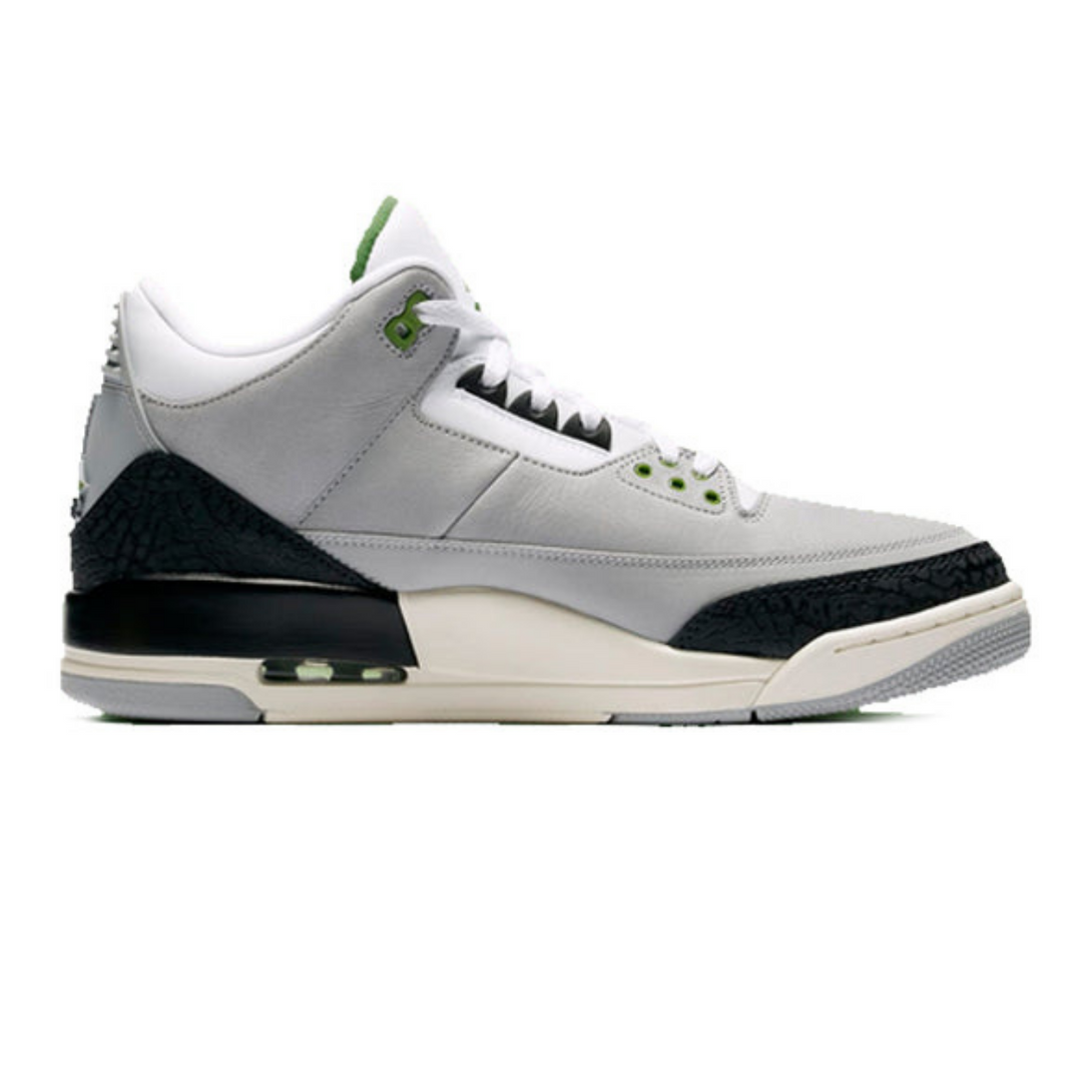 Air Jordan 3 Retro 'Chlorophyll'- Streetwear Fashion - helmiss.com