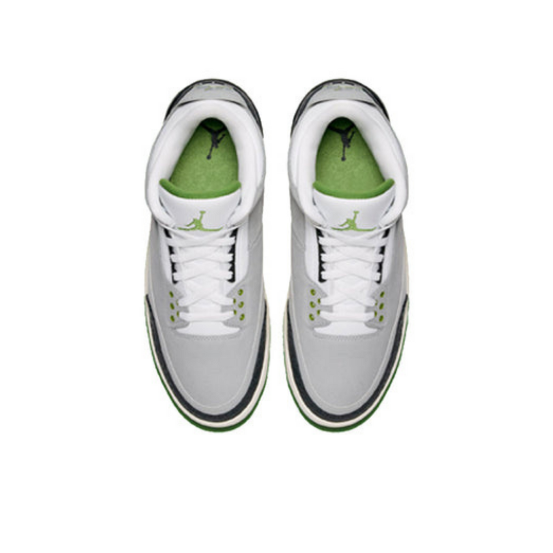 Air Jordan 3 Retro 'Chlorophyll'- Streetwear Fashion - helmiss.com