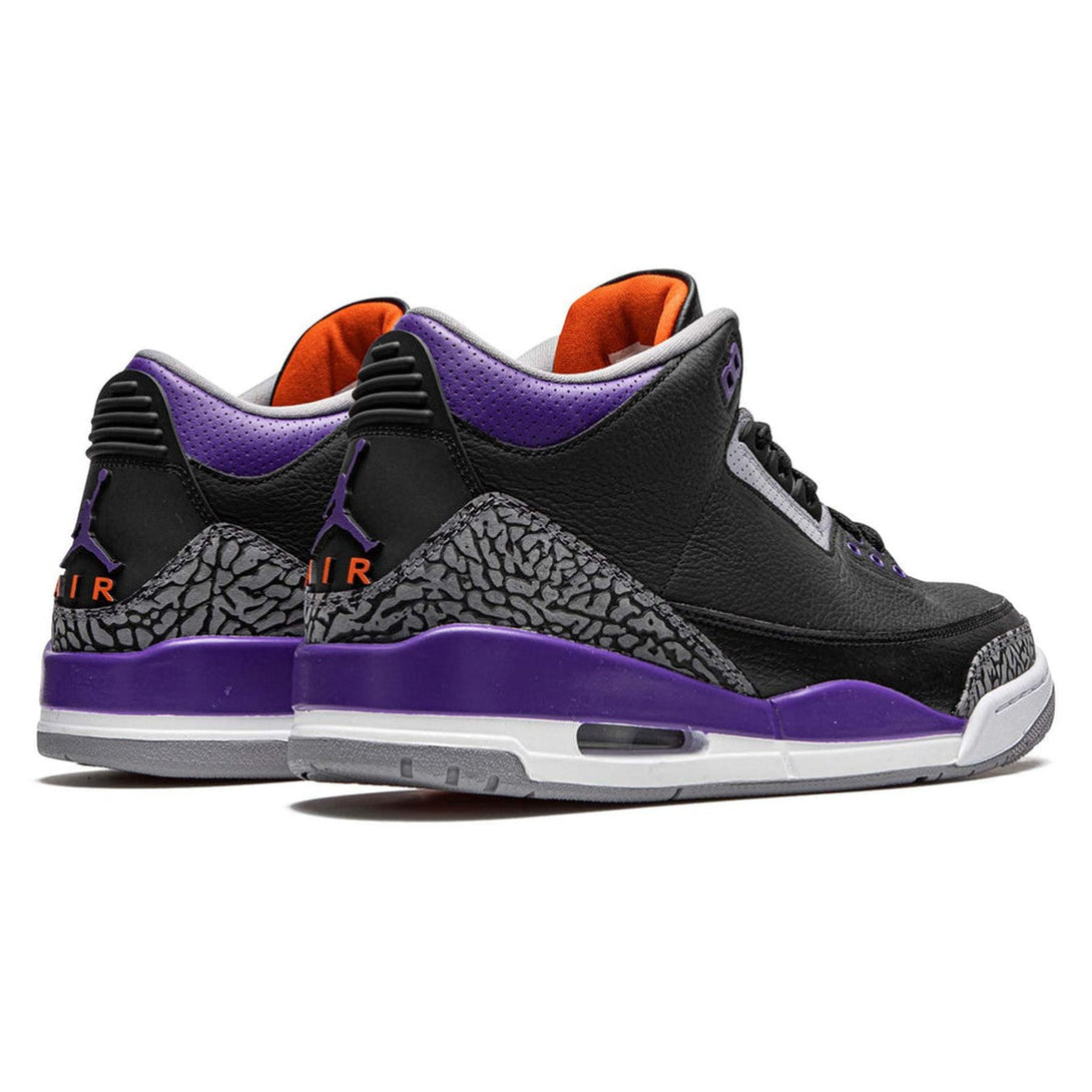 Air Jordan 3 Retro 'Court Purple'- Streetwear Fashion - helmiss.com