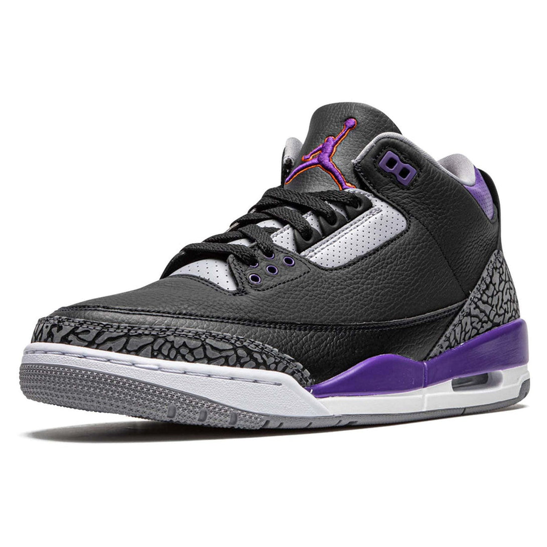 Air Jordan 3 Retro 'Court Purple'- Streetwear Fashion - helmiss.com